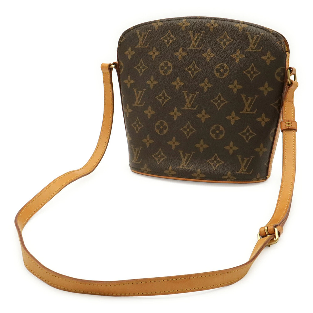 Louis Vuitton Shoulder Bag Druot Crossbody Monogram Brown